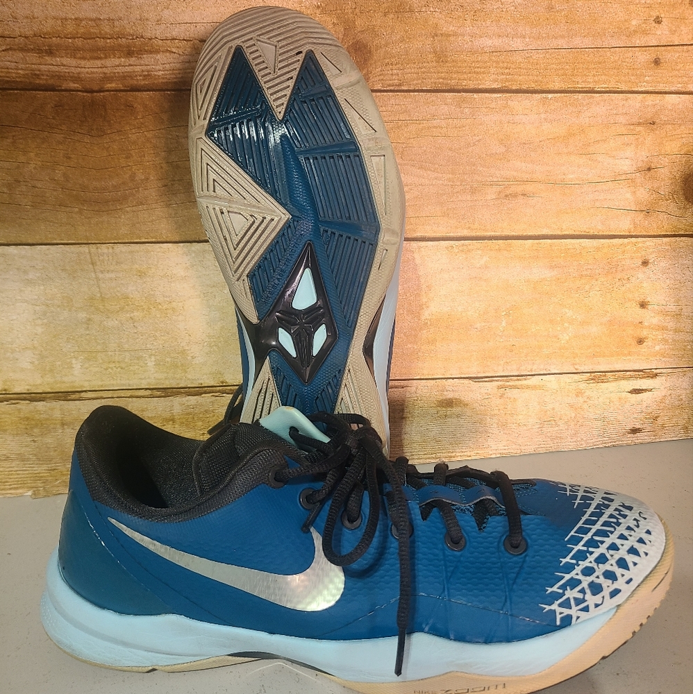 Nike Kobe Venomenon 4 Zoom Green Abyss Shoes 635578-301 Men's Size 13